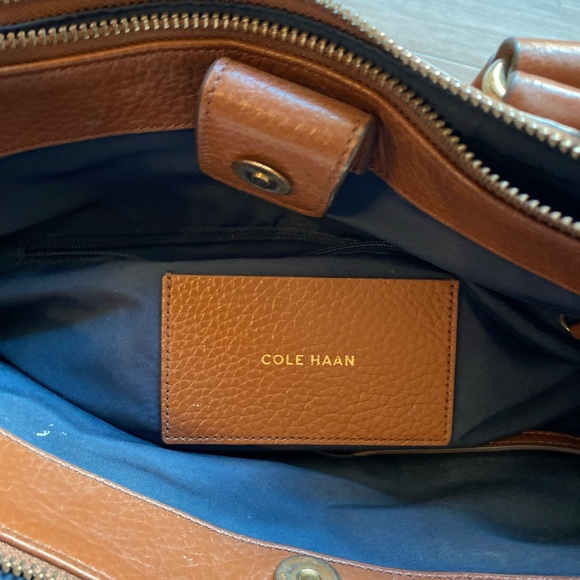Cole Haan Brown Leather Tote - Picture 7 of 10